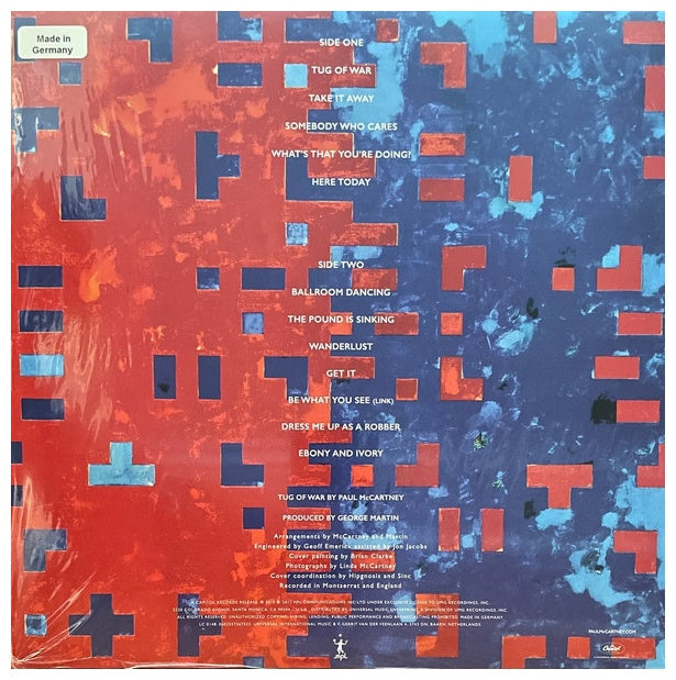 PAUL McCARTNEY - TUG OF WAR | VINILO