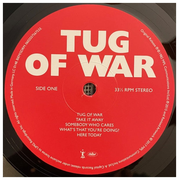 PAUL McCARTNEY - TUG OF WAR | VINILO