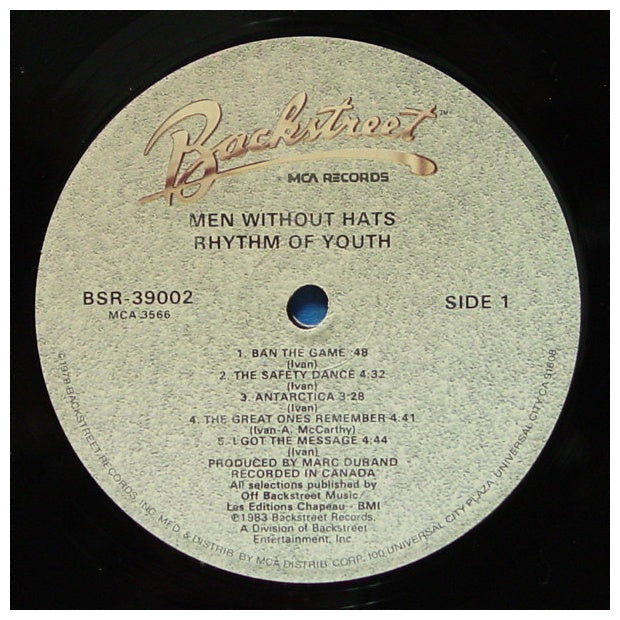 MEN WITHOUT HATS - RHYTHM OF YOUTH | VINILO