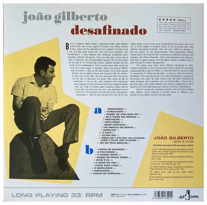 JOAO GILBERTO - DESAFINADO | VINILO