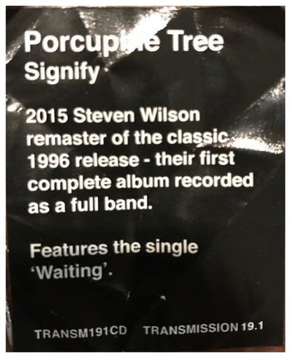 PORCUPINE TREE - SIGNIFY | CD