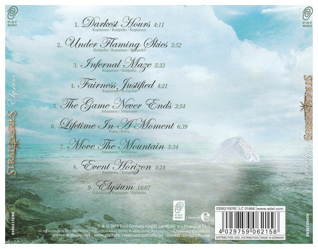 STRATOVARIUS - ELYSIUM | CD