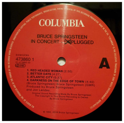 BRUCE SPRINGSTEEN - MTV UNPLUGGED (2LP) | VINILO