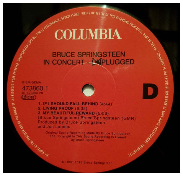 BRUCE SPRINGSTEEN - MTV UNPLUGGED (2LP) | VINILO