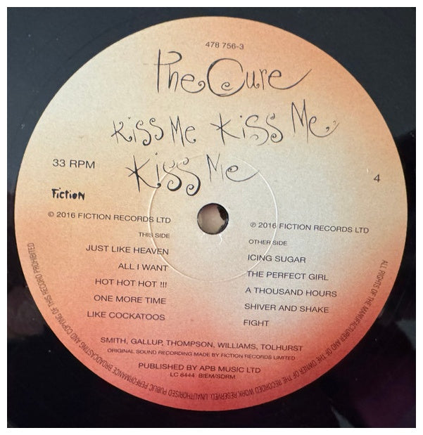 CURE - KISS ME, KISS ME, KISS ME (180Grs EDITION) (2LP) | VINILO