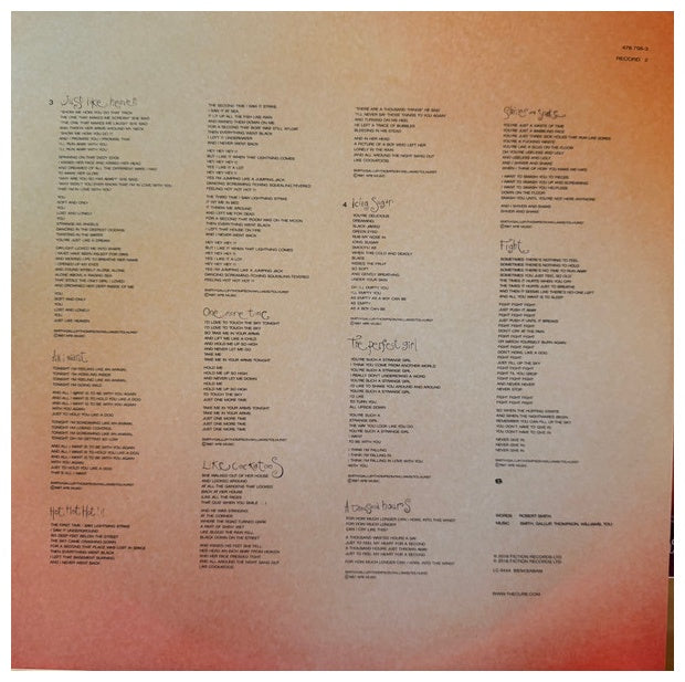 CURE - KISS ME, KISS ME, KISS ME (180Grs EDITION) (2LP) | VINILO