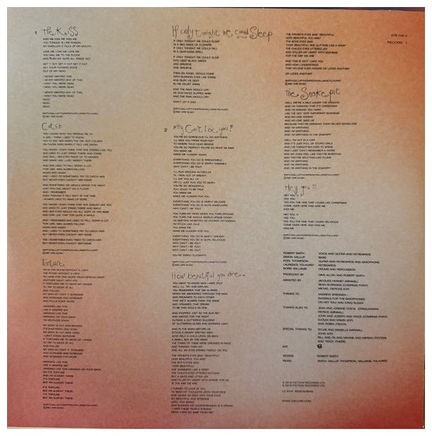 CURE - KISS ME, KISS ME, KISS ME (180Grs EDITION) (2LP) | VINILO