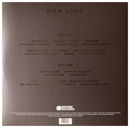 DUA LIPA - LIVE FROM ROYAL ALBERT HALL (2025) (2LP) | VINILO