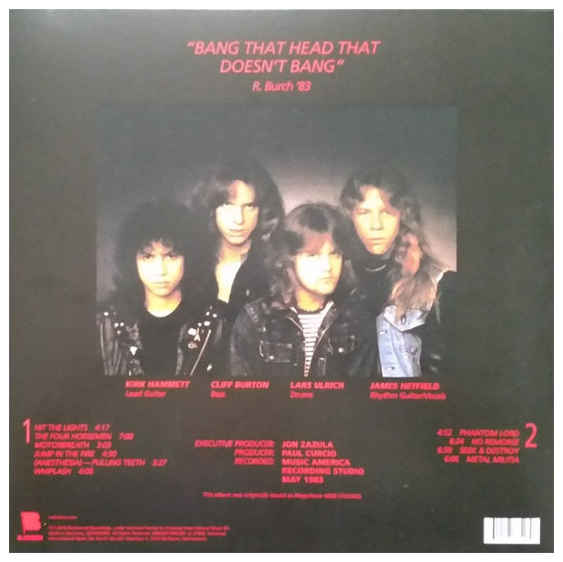METALLICA - KILL 'EM ALL | VINILO