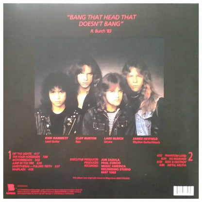 METALLICA - KILL 'EM ALL | VINILO