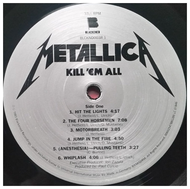 METALLICA - KILL 'EM ALL | VINILO
