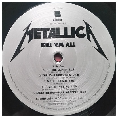 METALLICA - KILL 'EM ALL | VINILO
