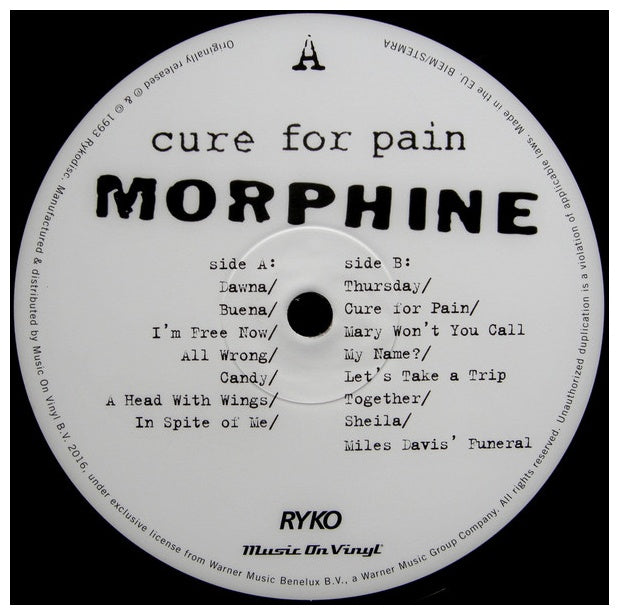 MORPHINE - CURE FOR PAIN (180Grs EDITION) | VINILO