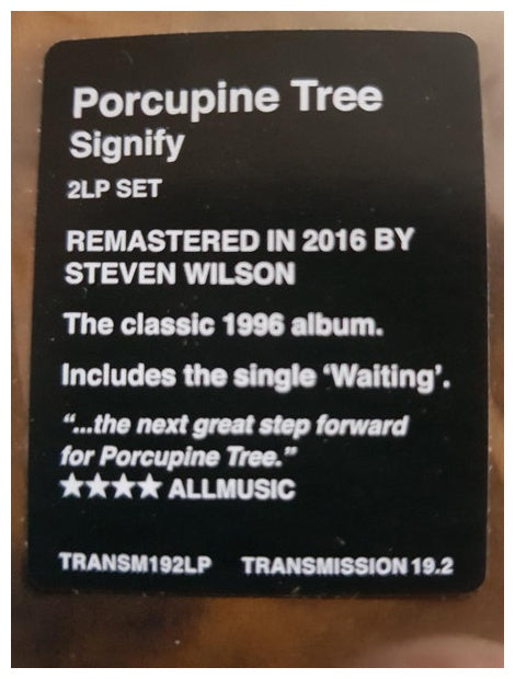 PORCUPINE TREE - SIGNIFY (2LP) | VINILO