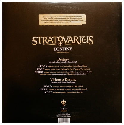 STRATOVARIUS - DESTINY (3LP) | VINILO