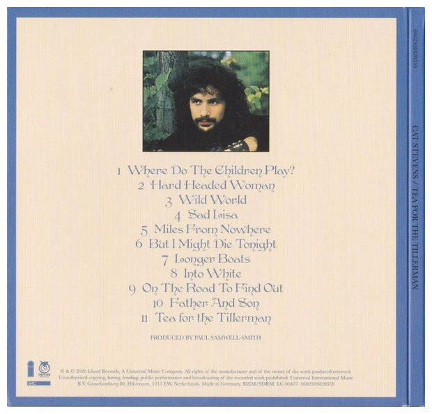 CAT STEVENS - TEA FOR THE TILLERMAN | CD