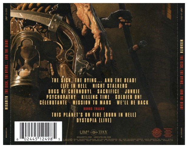 MEGADETH - THE SICK. THE DYING... AND THE DEAD! | CD