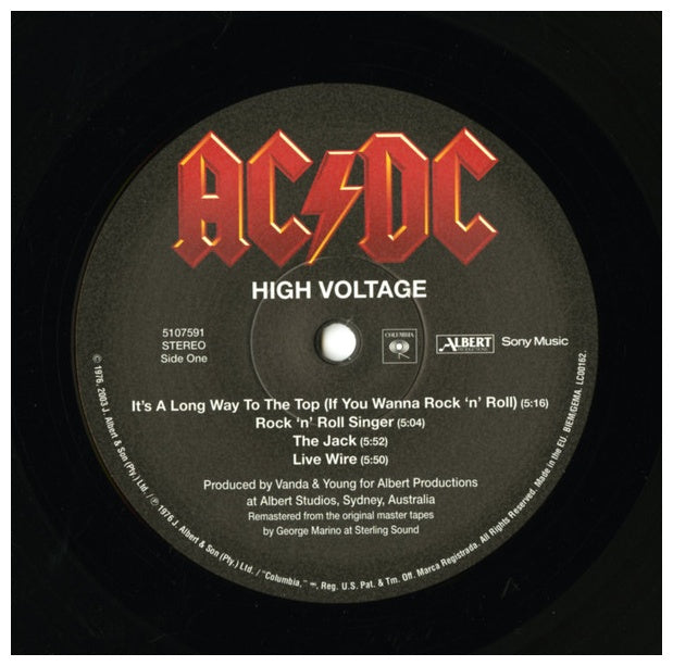 AC/DC - HIGH VOLTAGE | VINILO