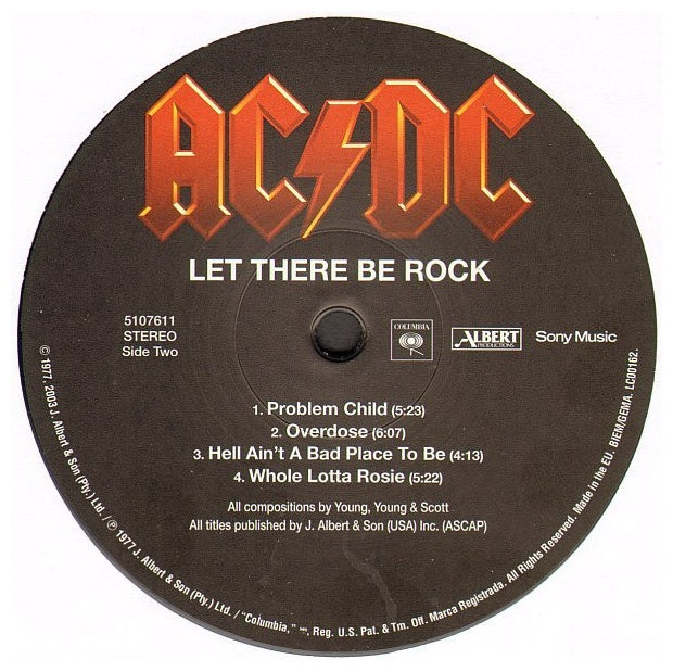 AC/DC - LET THERE BE ROCK | VINILO