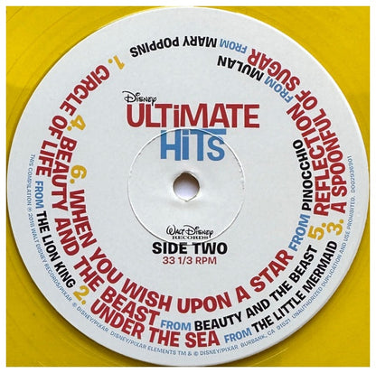 DISNEY ULTIMATE HITS - VARIOUS ARTISTS (TRANSLUCENT YELLOW VINYL) | VINILO