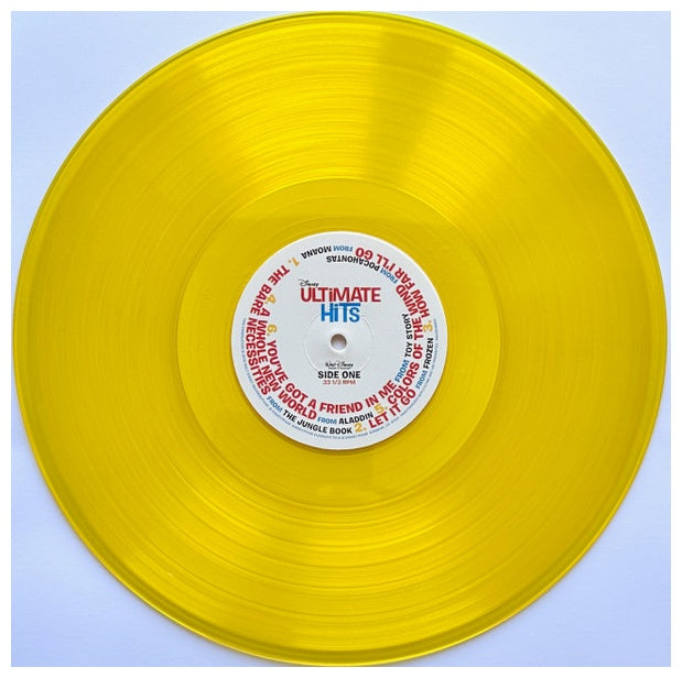 DISNEY ULTIMATE HITS - VARIOUS ARTISTS (TRANSLUCENT YELLOW VINYL) | VINILO