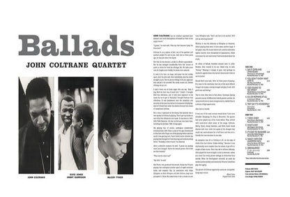 JOHN COLTRANE - BALLADS | VINILO