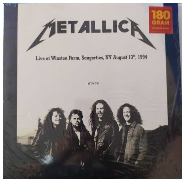METALLICA - LIVE AT WINSTON FARM SAUGERTIES: NY AUGUST 13 1994 (ORANGE VINYL) | VINILO