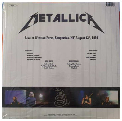 METALLICA - LIVE AT WINSTON FARM SAUGERTIES: NY AUGUST 13 1994 (ORANGE VINYL) | VINILO