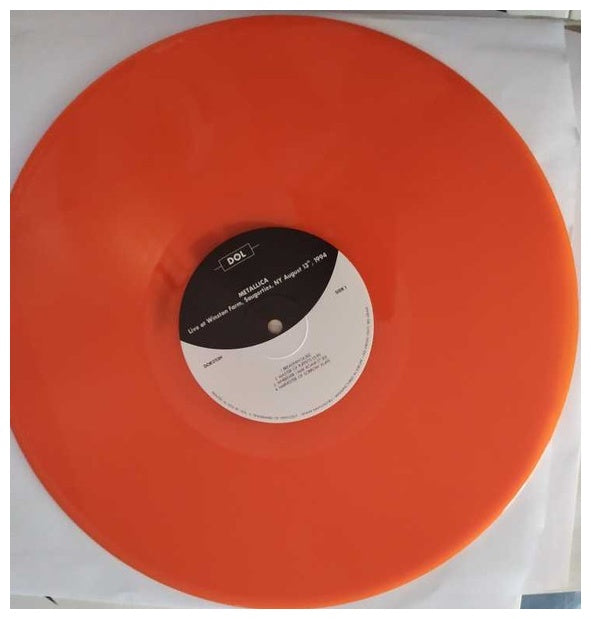 METALLICA - LIVE AT WINSTON FARM SAUGERTIES: NY AUGUST 13 1994 (ORANGE VINYL) | VINILO