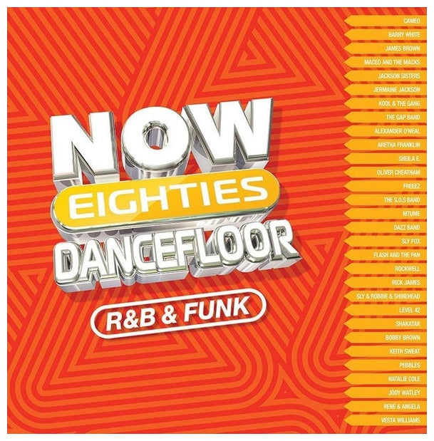 NOW THAT'S WHAT I CALL MUSIC - NOW 80'S DANCEFLOOR - R&B AND FUNK (2LP) (RED/WHITE VINYL) | VINILO
