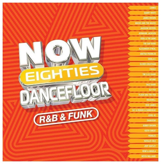 NOW THAT'S WHAT I CALL MUSIC - NOW 80'S DANCEFLOOR - R&B AND FUNK (2LP) (RED/WHITE VINYL) | VINILO