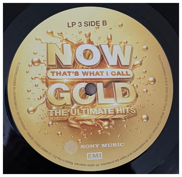 NOW THAT'S WHAT I CALL MUSIC - POP GOLD - VARIOUS ARTISTS - POP GOLD (3LP) (COLOURED VINYL) | VINILO