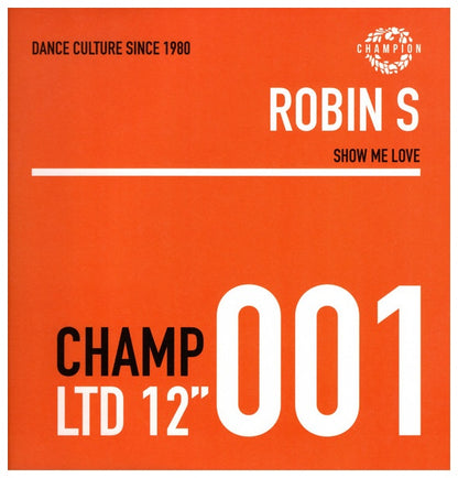 ROBIN S - SHOW ME LOVE/LUV 4 LUV (12" MAXI SINGLE) | VINILO