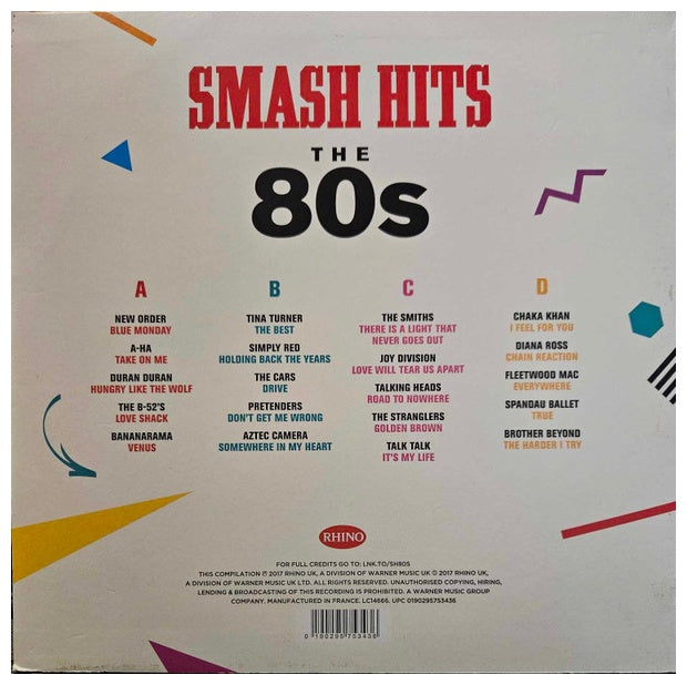 SMASH HITS THE 80'S - VARIOUS ARTIST (2LP) | VINILO