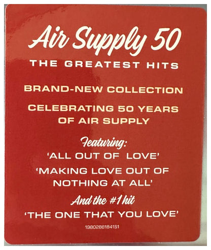 AIR SUPPLY - AIR SUPPLY 50: THE GREATEST HITS | VINILO