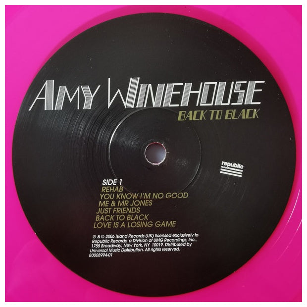 AMY WINEHOUSE - BACK TO BLACK (EXCLUSIVE LTD EDITION) (PINK VINYL) | VINILO