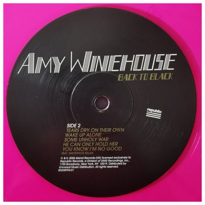 AMY WINEHOUSE - BACK TO BLACK (EXCLUSIVE LTD EDITION) (PINK VINYL) | VINILO