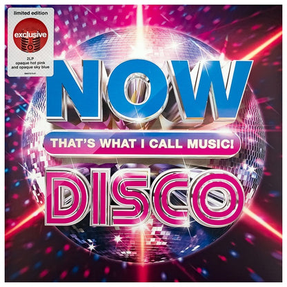 NOW THATS WHAT I CALL MUSIC! DISCO - DISCO (EXCLUSIVE) (2LP) (OPAQUE HOT PINK/SKY BLUE VINYL) | VINILO