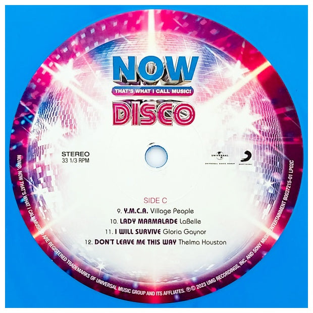 NOW THATS WHAT I CALL MUSIC! DISCO - DISCO (EXCLUSIVE) (2LP) (OPAQUE HOT PINK/SKY BLUE VINYL) | VINILO