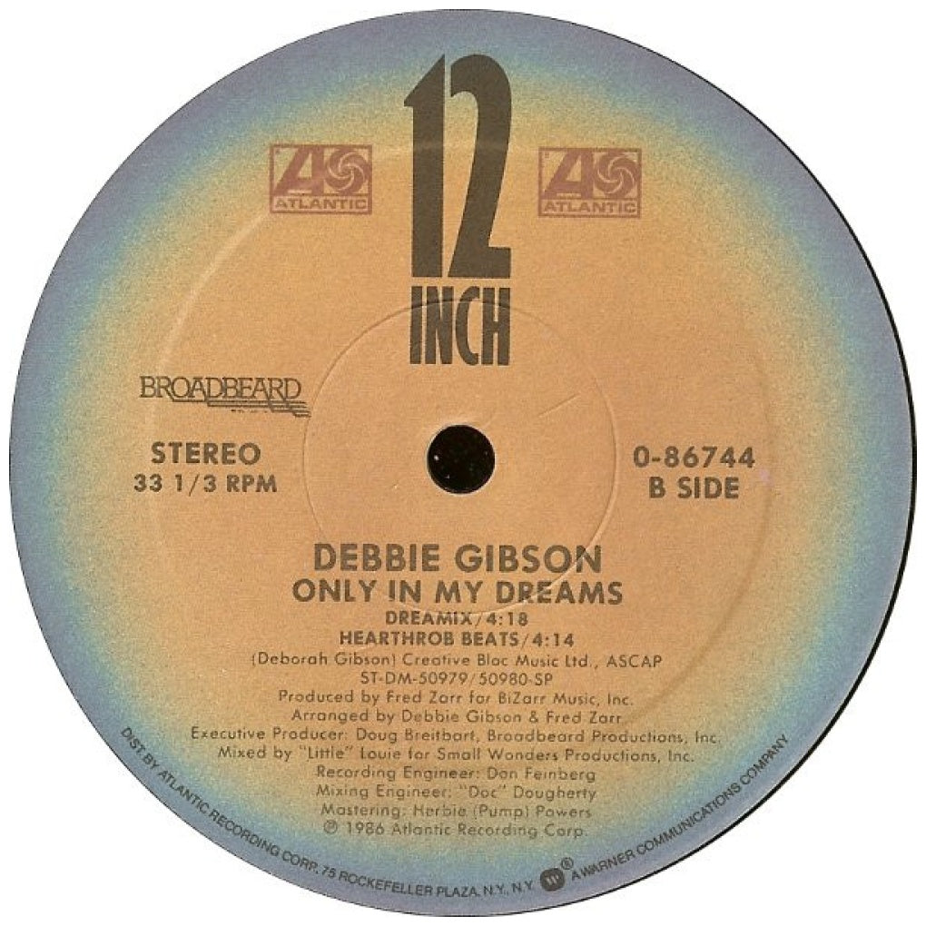 DEBBIE GIBSON - ONLY IN MY DREAMS | 12" MAXI SINGLE VINILO USADO