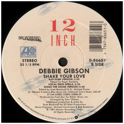 DEBBIE GIBSON - SHAKE YOUR LOVE | 12" MAXI SINGLE VINILO USADO