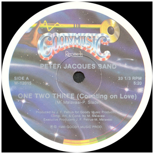 PETET JACQUES BAND - ONE TWO THREE (COUNTING OF LOVE) | 12" MAXI SINGLE VINILO USADO
