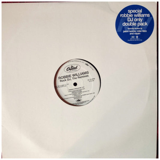 ROBBIE WILLIAMS - ROCK DJ (THE REMIXES) (PROMO COPY) | 12" MAXI SINGLE VINILO USADO