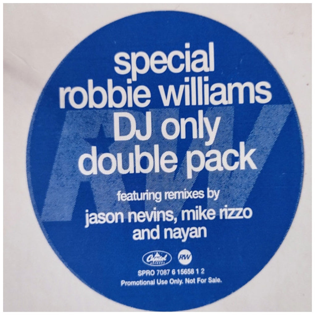 ROBBIE WILLIAMS - ROCK DJ (THE REMIXES) (PROMO COPY) | 12" MAXI SINGLE VINILO USADO