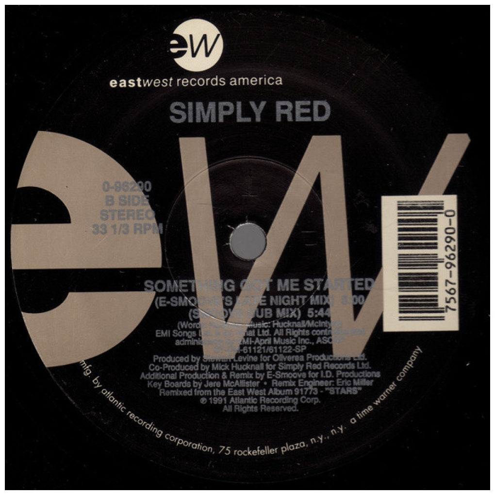 SIMPLY RED - SOMETHING GOT ME STARTED | 12" MAXI SINGLE VINILO USADO