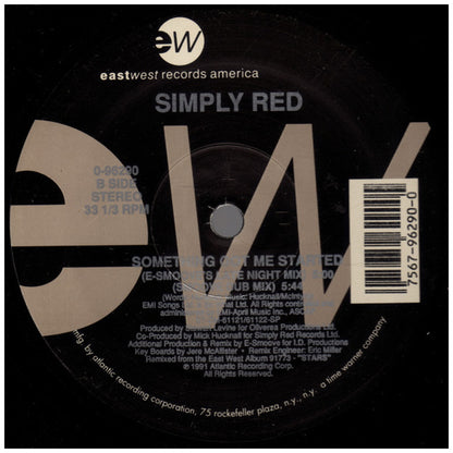 SIMPLY RED - SOMETHING GOT ME STARTED | 12" MAXI SINGLE VINILO USADO