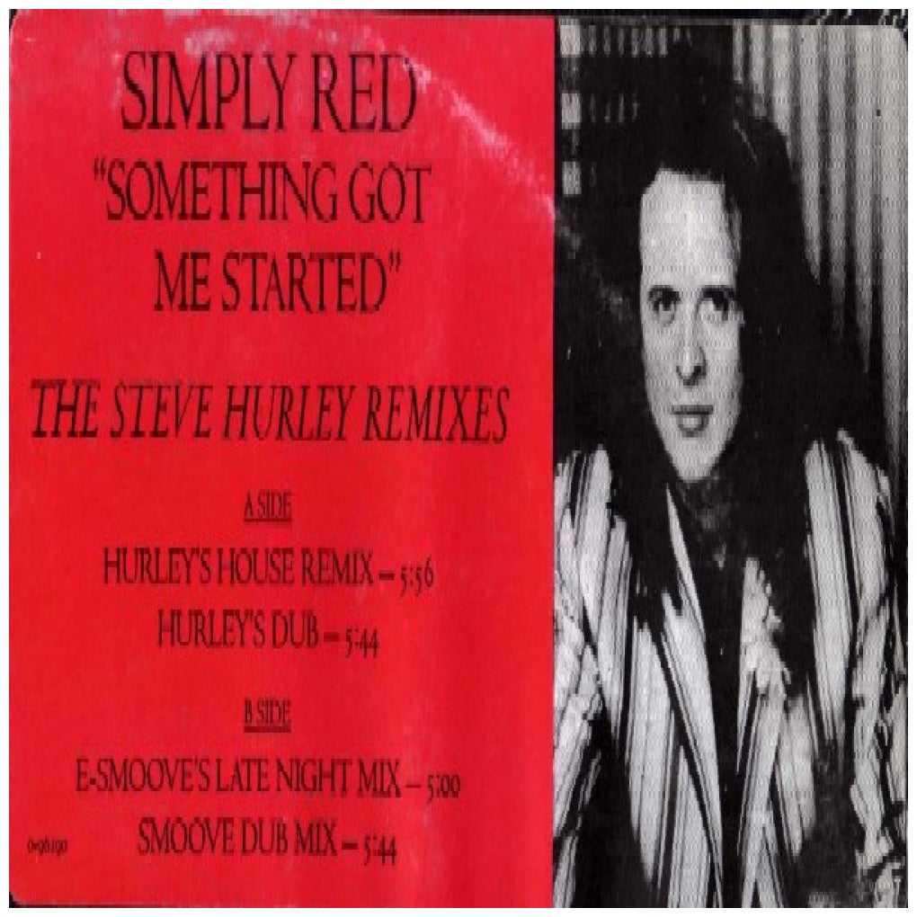 SIMPLY RED - SOMETHING GOT ME STARTED | 12" MAXI SINGLE VINILO USADO
