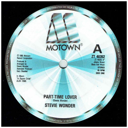 STEVIE WONDER - PART-TIME LOVER | 12" MAXI SINGLE VINILO USADO