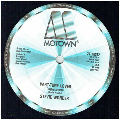 STEVIE WONDER - PART-TIME LOVER | 12" MAXI SINGLE VINILO USADO