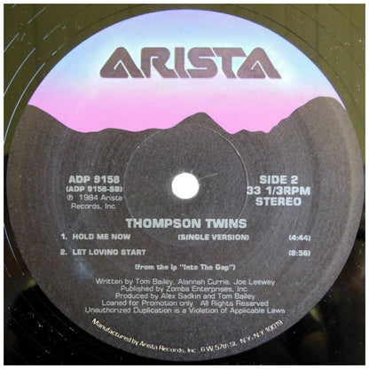THOMPSON TWINS - HOLD ME NOW (PROMO COPY) | 12" MAXI SINGLE VINILO USADO